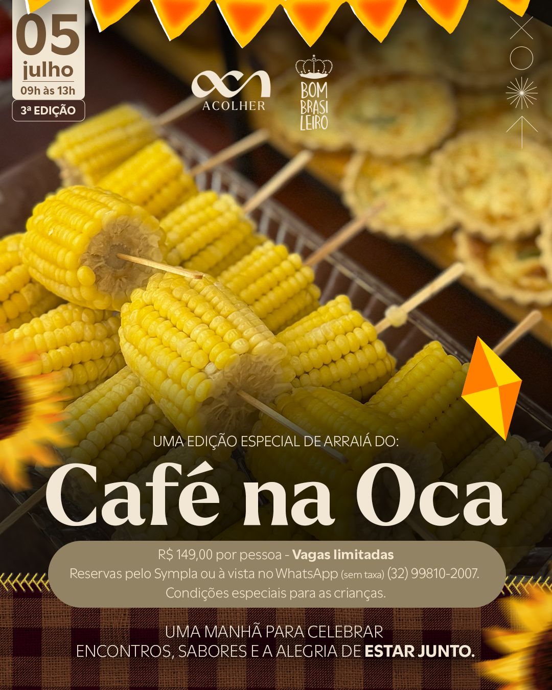 Café na Oca | Arraiá: O Café na Oca está de volta em clima de festa julina